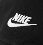 Nike - Sportswear Aerobill Logo-Embroidered Cotton-Twill Baseball Cap - Black