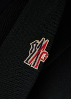 Moncler Grenoble Padded Hooded Close-knit and Nylon Jacket Black