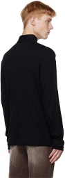 TheOpen Product SSENSE Exclusive Black Keyhole Sweater