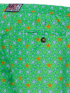 MC2 Saint Barth Man Light Fabric Swim Shorts With Multicolor Starfish Print