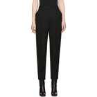 Alexander McQueen Black High-Rise Trousers