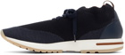 Loro Piana Navy Wish 360 Flexy Walk Sneakers