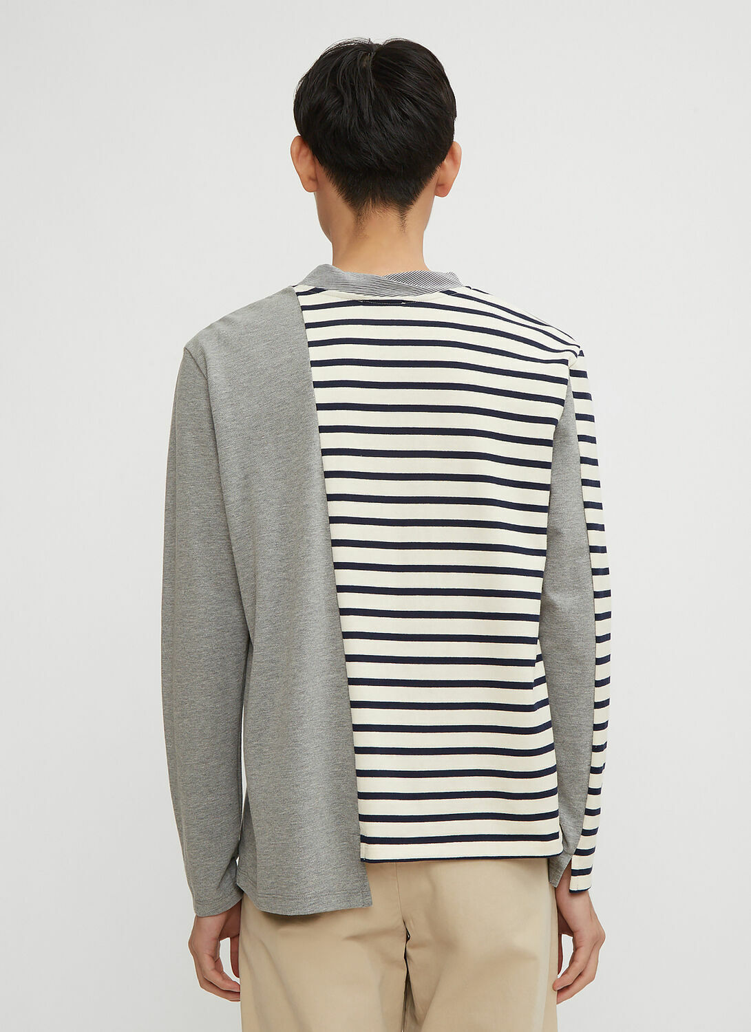 JW Anderson Panelled Breton Long Sleeve T-Shirt
