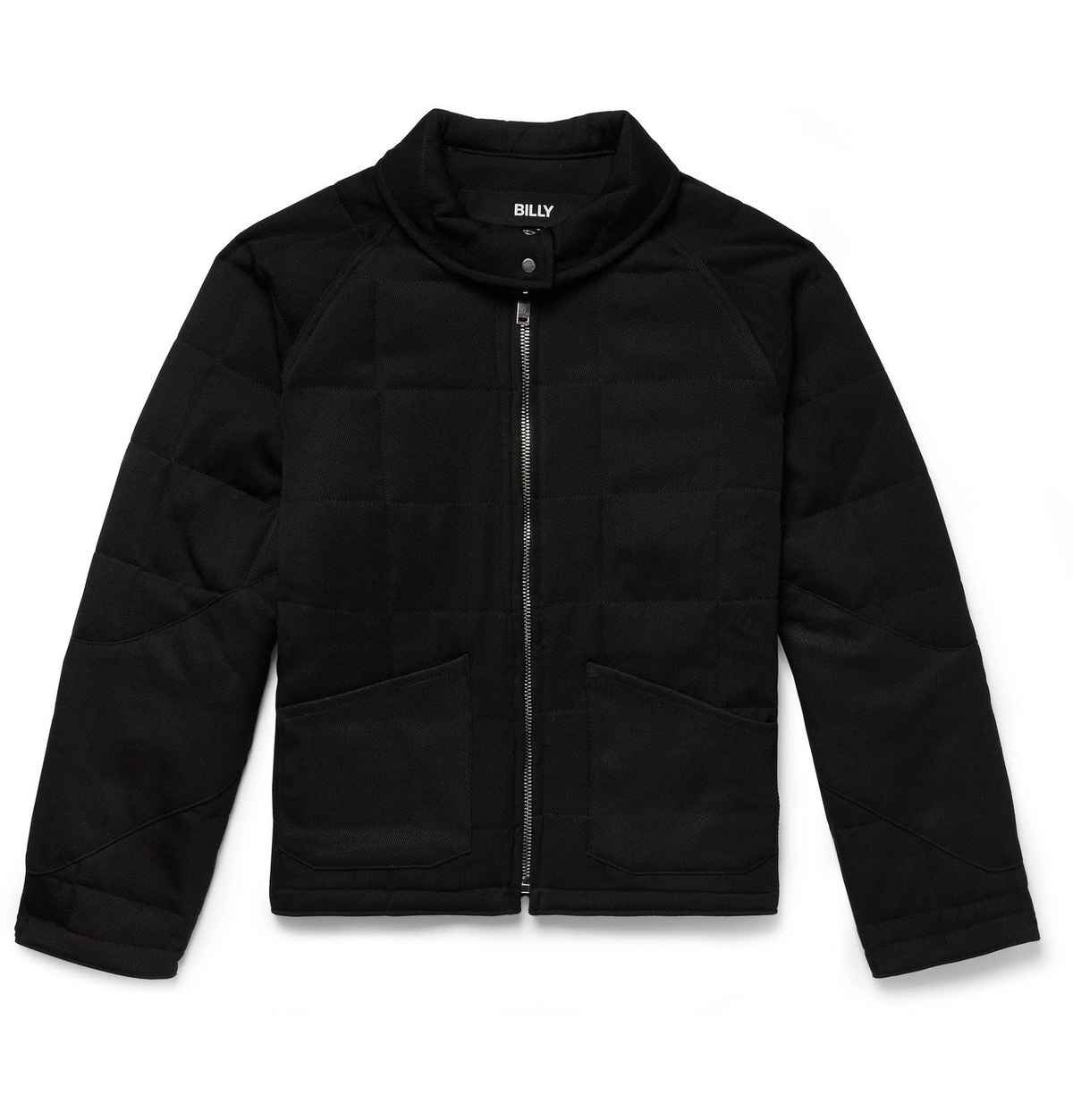 Billy Build Jacket BILLY - Quilted Wool-Twill Jacket - Black Billy