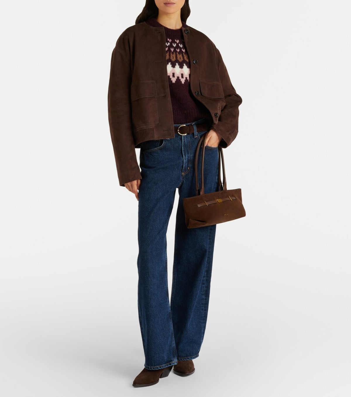 Veronica Beard Anne Fair Isle wool-blend sweater
