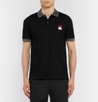 Alexander McQueen - Slim-Fit Contrast-Trimmed Cotton-Piqué Polo Shirt - Men - Black