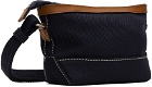 PS by Paul Smith Navy Embroidered Messenger Bag