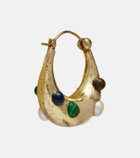 Alémais Jem Rainbow embellished hoop earrings