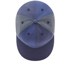 Butter Goods Men's Patchwork 6 Panel Cap in Washed Navy