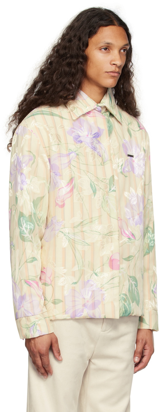 young n sang Multicolor Floral Shirt