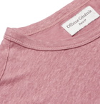 OFFICINE GÉNÉRALE - Garment-Dyed Linen T-Shirt - Pink