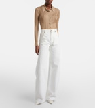 Gabriela Hearst Tamar knitted silk shirt