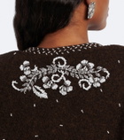 Jacques Wei Beaded wool-blend cardigan