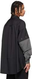 JERIH Black Packable Sleeve Shirt