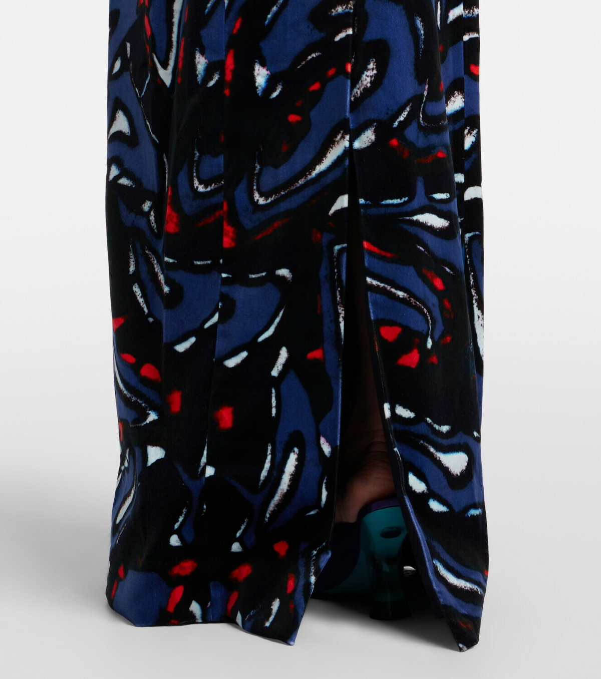 Dries Van Noten Debant printed cotton-blend maxi dress