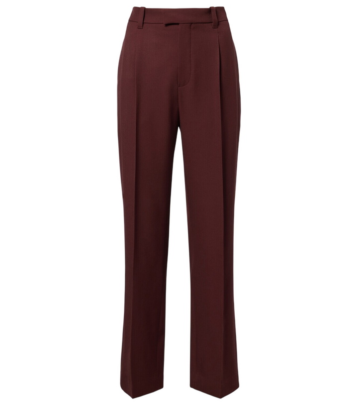 Photo: Brunello Cucinelli Monili virgin wool straight pants