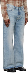 HOPE Blue Low-Waist Wide-Leg Jeans