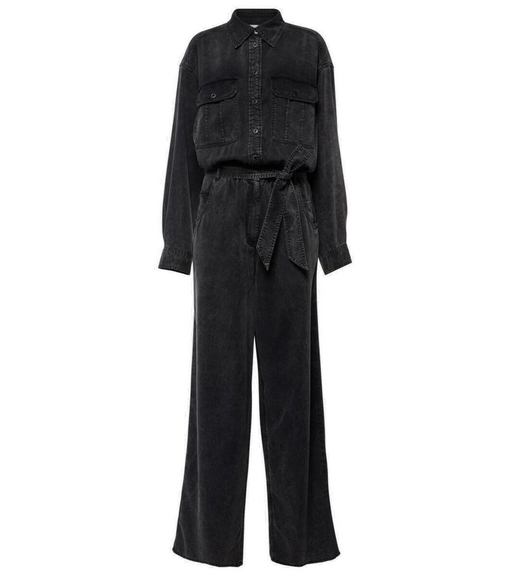 Photo: Marant Etoile Belted denim jumpsuit