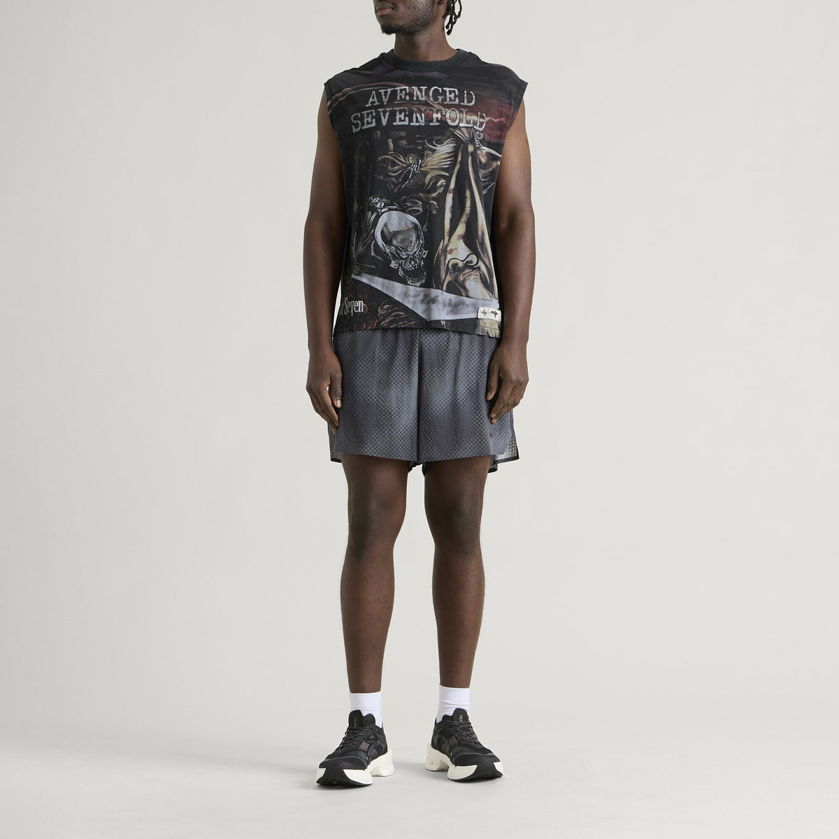 Represent 247 Men's Represent X Avenged Sevenfold City Of Evil Tank in Black