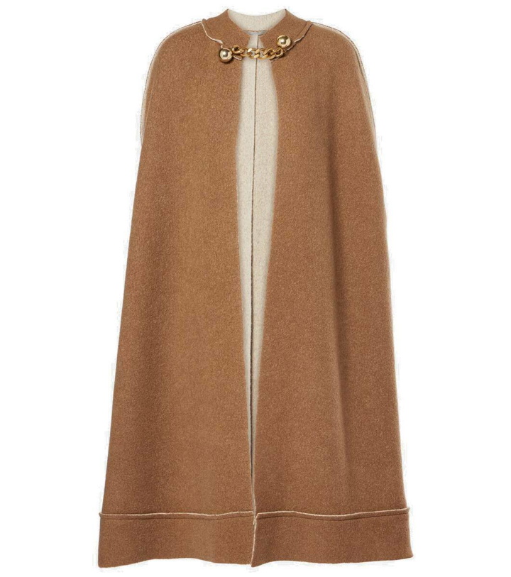 Photo: Stella McCartney Wool-blend bouclé cape