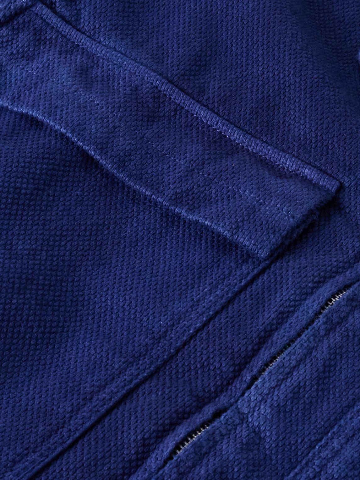 Blue Blue Japan - Indigo-Dyed Sashiko Cotton Jacket - Blue