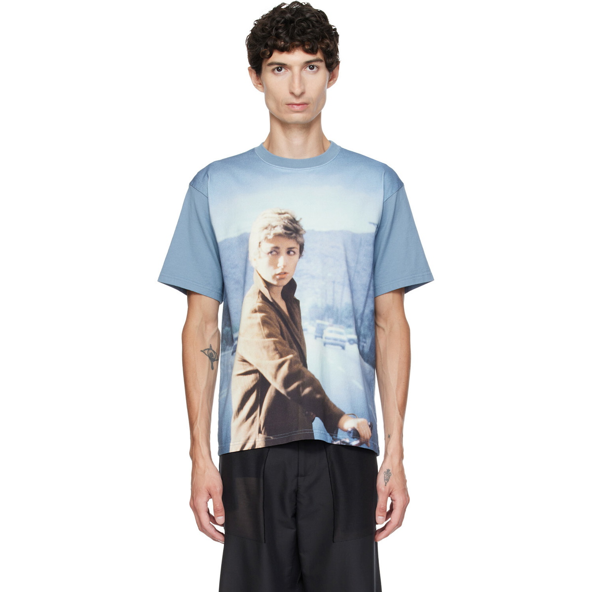 UNDERCOVER Blue Cindy Sherman UC2F4814-1 T-shirt