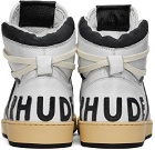 Rhude Black & White Rhecess Hi Sneakers