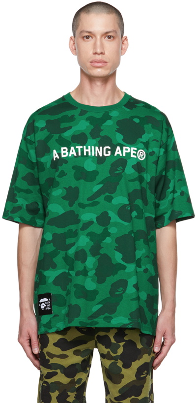 Photo: BAPE Green Camo T-Shirt