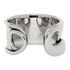 Alexander McQueen Silver Safety Pin Ring