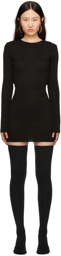 GCDS Black Degrade Minidress