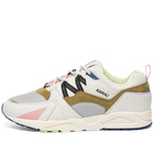 Karhu Men's Fusion 2.0 Sneakers in Lily White/Green Moss