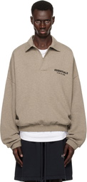 Fear of God ESSENTIALS Gray Fleece Polo