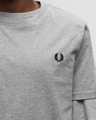 Fred Perry Crew Neck Tee Grey - Mens - Shortsleeves