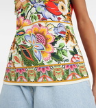 Etro Floral cotton T-shirt