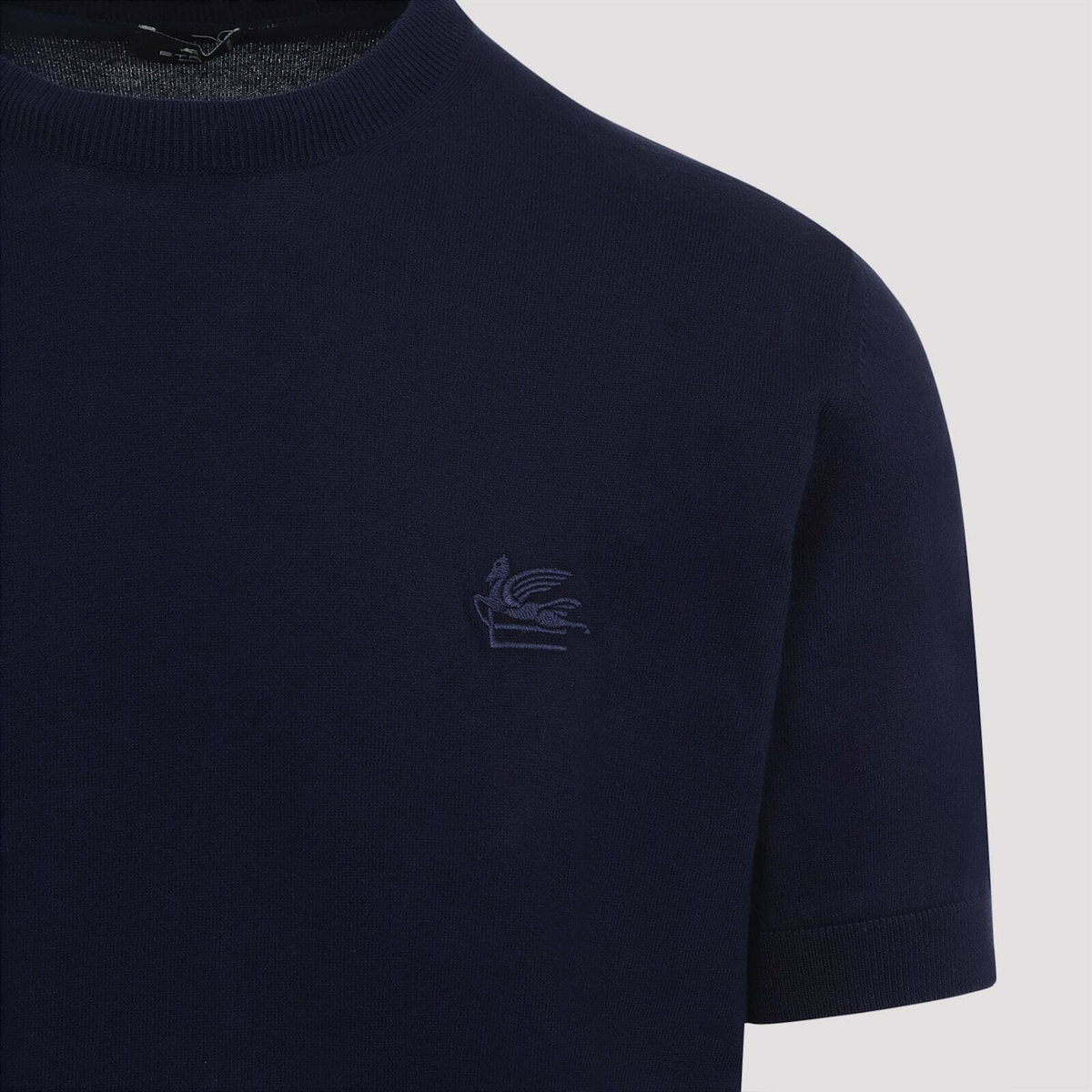 Tシャツ・カットソー ETRO FINE JERSEY T-SHIRT WITH DECORATIVE LINKING Etro Fine Jersey T-shirt With Decorative Linking Etro