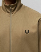 Fred Perry Tape Detail Track Jacket Brown - Mens - Track Jackets