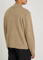 Won Hundred Viaan Half-zip Wool and Silk-blend Jumper Tan