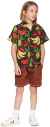 Mini Rodini Kids Brown Fruits Shirt