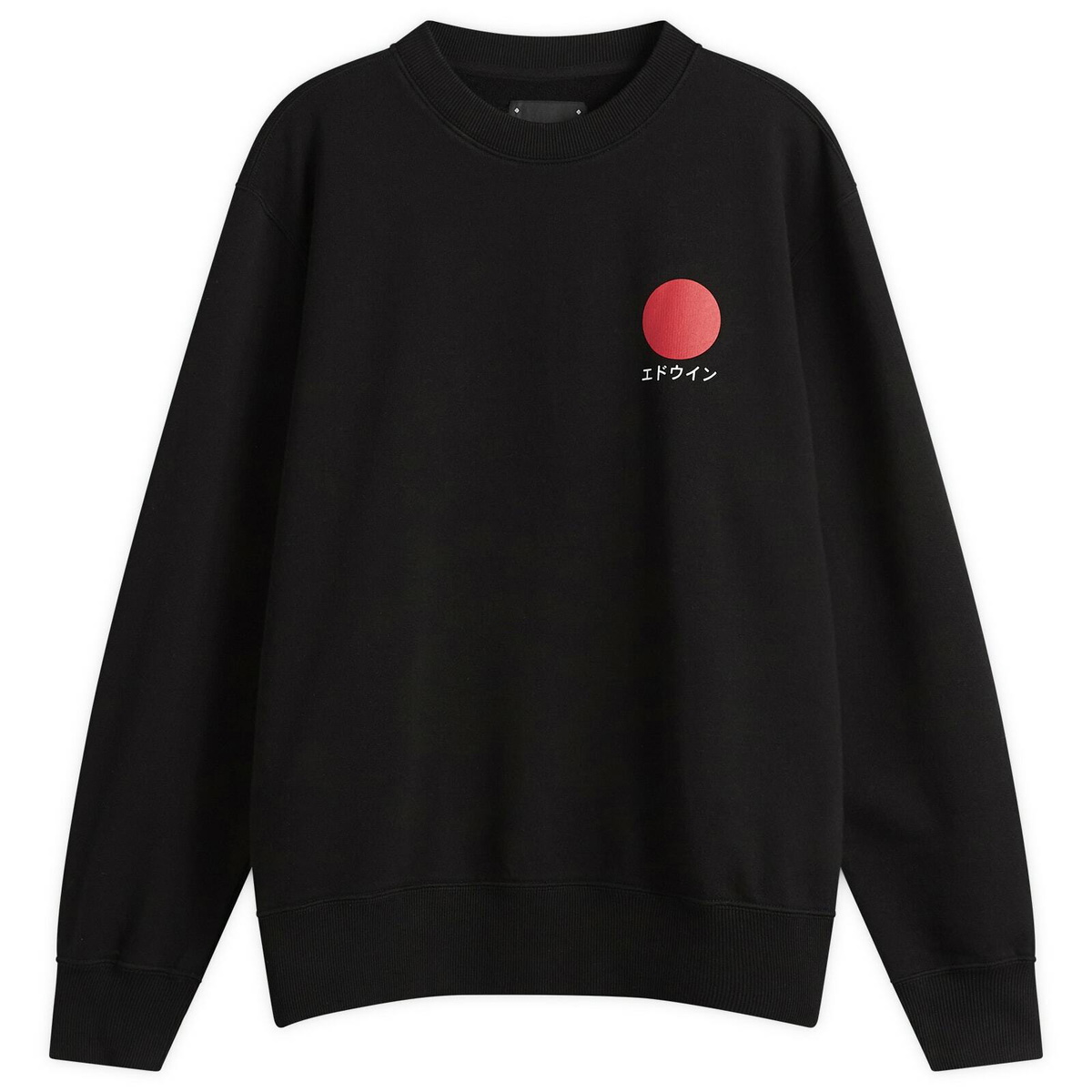 Edwin Men's Japanese Sun Sweat in Black