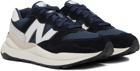 New Balance Black & Navy 5740 Sneakers