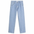 Edwin Men's Tyrell Denim Pants in Blue Heavy Bleach Wash