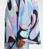 Pucci Printed silk twill pajama shirt