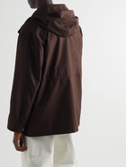 De Bonne Facture - Cotton-Canvas Hooded Parka - Brown