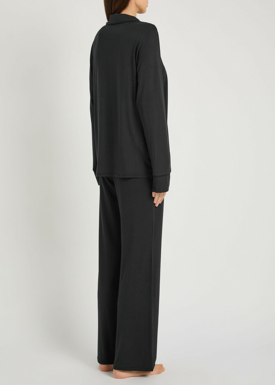 Skims Jersey Pyjama set Black