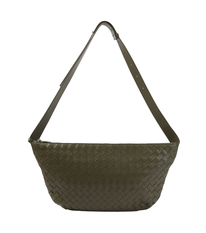 Photo: Bottega Veneta Intrecciato leather shoulder bag