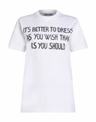Moschino Womens T-shirt in White