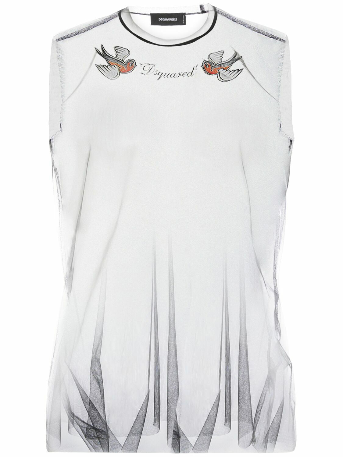 Photo: DSQUARED2 - Cool Fit Sheer Tank Top