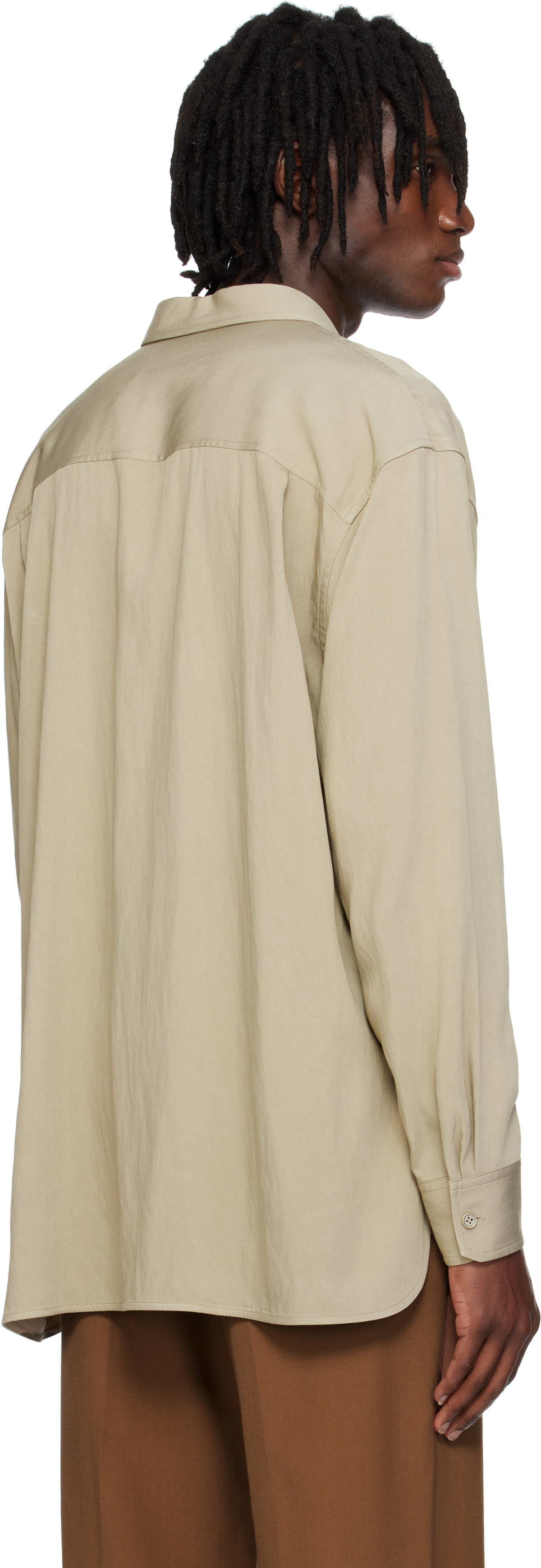 RECTO Beige Pocket Detail Montana Shirt