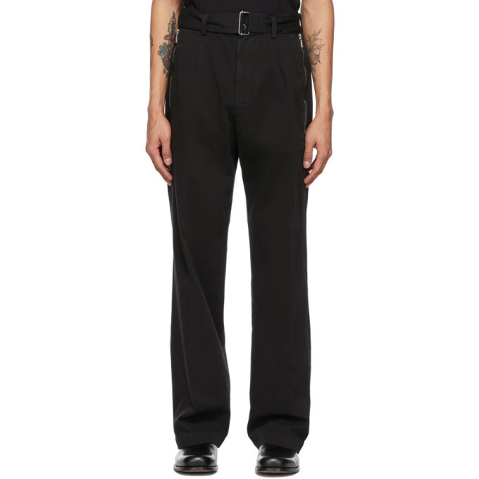 ギフト DRIES VAN NOTEN 19AW 2TUCK BELTED PANTS - 通販