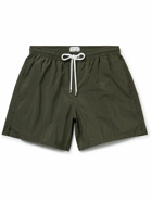 Kingsman - Drake's Slim-Fit Mid-Length Swim Shorts - Green